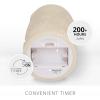 imageLuminara White Swan Embossed Trees Flameless LED Candle 32quot x 65quot Moving Flame Safe Timer Feature Real Wax Battery Operated Home DcorWhite Swan Snowflake