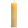 imageLuminara Classic Slim Flameless LED Candle Burgundy 2quot x 425quot Battery Operated Moving Flame Pillar wTimer Safe Realistic Wax Candle Home DecorYellow