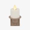 imageLuminara Flameless Candle Black Nightlight with Motion Sensor  Plugin Night LED Light with Patented RealFlame Effect Technology  Safe for Kids and Pets  Auto Dusk to DawnWarm Taupe