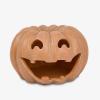 imageLuminara JackoLantern Pumpkin Tealight Holder  Orange 10quot x 675quot  Halloween Dry Brush Resin Fall Home Autumn Harvest Festival Party Decor998437