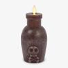 imageLuminara Poison Bottle Flameless LED Candle Imperial Purple Wax Battery Operated Moving Flame Halloween Decor with Timer Spooky Home DecorationChocolate Torte
