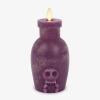 imageLuminara Poison Bottle Flameless LED Candle Imperial Purple Wax Battery Operated Moving Flame Halloween Decor with Timer Spooky Home DecorationImperial Purple