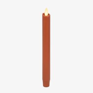 imageLuminara  Flameless Battery Operated Taper Candle  Irish Cream  Pack of 11x95  LED Flickering Flame  Realistic Safe for Home Kids and PetsAdobe Smooth