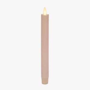 imageLuminara  Flameless Battery Operated Taper Candle  Irish Cream  Pack of 11x95  LED Flickering Flame  Realistic Safe for Home Kids and PetsDusky Rose