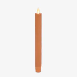 imageLuminara  Flameless Battery Operated Taper Candle  Irish Cream  Pack of 11x95  LED Flickering Flame  Realistic Safe for Home Kids and PetsHarvest Pumpkin