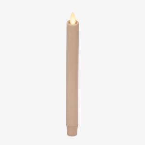 imageLuminara  Flameless Battery Operated Taper Candle  Irish Cream  Pack of 11x95  LED Flickering Flame  Realistic Safe for Home Kids and PetsIrish Cream