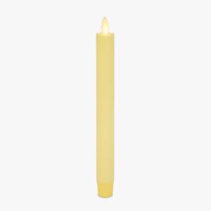 imageLuminara  Flameless Battery Operated Taper Candle  Irish Cream  Pack of 11x95  LED Flickering Flame  Realistic Safe for Home Kids and PetsLemon Chiffon