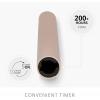 imageLuminara  Flameless Battery Operated Taper Candle  Light Grey  Pack of 11x95  LED Flickering Flame  Realistic Safe for Home Kids and PetsDusky Rose