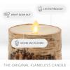 imageLuminara Realistic Artificial Flame Pillar Candle Wrapped with Real Birch Bark  Moving Flame LED Battery Operated Lights  Unscented  Remote Ready  Remote Sold Separately  40quot x 70quot7inch