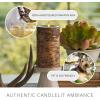 imageLuminara Realistic Artificial Flame Pillar Candle Wrapped with Real Birch Bark  Moving Flame LED Battery Operated Lights  Unscented  Remote Ready  Remote Sold Separately  40quot x 70quot35 x 65inch