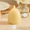 imageLuminara  Flameless Holiday Crystal Beads Glitter Sphere Candle  Spring Lake  Pack of 14x425  Auto Timer Builtin 5Hour Timer Indoor UseLemon Chiffon