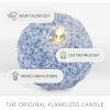 imageLuminara  Flameless Holiday Crystal Beads Glitter Sphere Candle  Spring Lake  Pack of 14x425  Auto Timer Builtin 5Hour Timer Indoor UseSpring Lake
