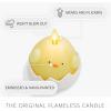 imageLuminara  Flameless Holiday Crystal Beads Glitter Sphere Candle  Spring Lake  Pack of 14x425  Auto Timer Builtin 5Hour Timer Indoor UseYellow