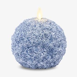 imageLuminara  Flameless Holiday Crystal Beads Glitter Sphere Candle  Spring Lake  Pack of 14x425  Auto Timer Builtin 5Hour Timer Indoor UseSpring Lake