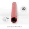 imageLuminara  Flameless Battery Operated Taper Candle  Holiday Red  Pack of 11x95  LED Flickering Flame  Realistic Safe for Home Kids and PetsHoliday Red