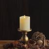 imageLuminara  Flameless LED Battery Operated Flickering Pillar Candles  Ivory  Pack of 13x45  Realistic Moving Flame Real Wax IndoorOutdoor DecorIvory