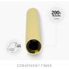 imageLuminara  Flameless Battery Operated Taper Candle  Pearl Ivory  Pack of 11x95  LED Flickering Flame  Realistic Safe for Home Kids and PetsLemon Chiffon