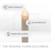 imageLuminara  Flameless Battery Operated Taper Candle  Pearl Ivory  Pack of 11x95  LED Flickering Flame  Realistic Safe for Home Kids and PetsPearl Ivory
