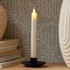 imageLuminara  Flameless Battery Operated Taper Candle  Pearl Ivory  Pack of 11x95  LED Flickering Flame  Realistic Safe for Home Kids and PetsPearl Ivory