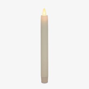 imageLuminara  Flameless Battery Operated Taper Candle  Pearl Ivory  Pack of 11x95  LED Flickering Flame  Realistic Safe for Home Kids and PetsPearl Ivory