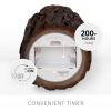 imageLuminara Real Bark Flameless LED Candle Ivory 35quot x 65quot Moving Flame Battery Operated with Timer Realistic Wax Pillar for Home Decor Indoor Safe3 x 45
