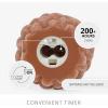 imageLuminara Pinecone Flameless Candle Caramel Caf Chalky Finish Pine Cone Figural Real Wax Unscented LED Candles Battery Operated with Timer Holiday Decoration 39quot x 43quot