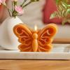 imageLuminara Sunlit Honey Butterfly Garden Candle Flameless RealFlame NatureInspired Battery Operated LED Decor Spring Summer Collection 66quot x 43quot