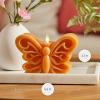 imageLuminara Sunlit Honey Butterfly Garden Candle Flameless RealFlame NatureInspired Battery Operated LED Decor Spring Summer Collection 66quot x 43quot