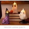 imageLuminara Flameless Halloween Ghost Dog Candle 35quot x 7quot Indoor LED Light Home Figurine Decoration wHand Painted Details OnOff Timer Batteries ampamp Remote Sold Separately Cute Spooky Puppy Ornament