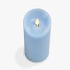 imageLuminara Sunlit Honey Garden Pillar Candles  Flameless RealFlame NatureInspired Battery Operated LED Decor  Spring Summer Collection  3quot x 45quotAiry Blue