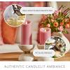 imageLuminara Sunlit Honey Garden Pillar Candles  Flameless RealFlame NatureInspired Battery Operated LED Decor  Spring Summer Collection  3quot x 45quotBlooming Mauve
