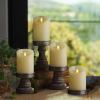 imageLuminara Sunlit Honey Garden Pillar Candles  Flameless RealFlame NatureInspired Battery Operated LED Decor  Spring Summer Collection  3quot x 45quotIvory