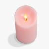 imageLuminara Sunlit Honey Garden Pillar Candles  Flameless RealFlame NatureInspired Battery Operated LED Decor  Spring Summer Collection  3quot x 45quotSaga Rose