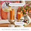 imageLuminara Sunlit Honey Garden Pillar Candles  Flameless RealFlame NatureInspired Battery Operated LED Decor  Spring Summer Collection  3quot x 45quotSunlit Honey