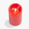 imageLuminara Sunlit Honey Garden Pillar Candles  Flameless RealFlame NatureInspired Battery Operated LED Decor  Spring Summer Collection  3quot x 45quotTrue Red