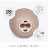 imageLuminara Timeless Taupe Chalky Sphere 35quot x 425quot Flameless Candle Real Wax Unscented Moving LED Sphere Designed to fit Snail Candle Holder Sold Separately