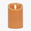 imageLuminara Sunlit Honey Garden Pillar Candles  Flameless RealFlame NatureInspired Battery Operated LED Decor  Spring Summer Collection  3quot x 45quotSunlit Honey