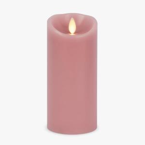 imageLuminara Blooming Mauve Garden Pillar Candles  Flameless RealFlame NatureInspired Battery Operated LED Decor  Spring Summer Collection  3quot x 65quot