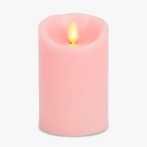 imageLuminara Sunlit Honey Garden Pillar Candles  Flameless RealFlame NatureInspired Battery Operated LED Decor  Spring Summer Collection  3quot x 45quotSaga Rose