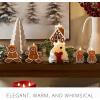 imageLuminara Flameless Candle Polar Bear with Gift Figural Moving Flame LED Candle 5quotx55quot