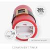 imageLuminara Flickering Flameless LED Candle Battery Operated Timer Function Remote Ready Sold Separately Red Santa Belt 34quot x 45quot Pillar Unscented Real Wax Moving Flame Christmas Holiday DcorSanta Belt