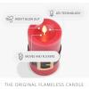 imageLuminara Flickering Flameless LED Candle Battery Operated Timer Function Remote Ready Sold Separately Red Santa Belt 34quot x 45quot Pillar Unscented Real Wax Moving Flame Christmas Holiday DcorSanta Belt