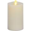 imageMatchless LED Flameless Pillar Candle Melted Edge Unscented Moving Flame Real Wax 5Hour Timer Battery Powered Remote Ready 55inch55inch