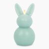 image:imageLuminara Easter Bunny Candle 45 x 45 x 85 Flameless RealFlame HolidayInspired Decor AA Batteries Flickering LED Flame Cashmere BlueFresh Mint