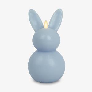 image:imageLuminara Easter Bunny Candle 45 x 45 x 85 Flameless RealFlame HolidayInspired Decor AA Batteries Flickering LED Flame Cashmere BlueCashmere Blue