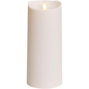 image:imageDarice 30017393 Luminara Flameless Candle Unscented Outdoor Pillar Candle 9 In IvoryCream Pack of 1
