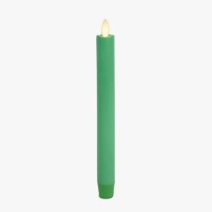 image:imageLuminara  Flameless Battery Operated Taper Candle  Sunlit Honey  Pack of 11x95  LED Flickering Flame  Realistic Safe for Home Kids and PetsVibrant Green