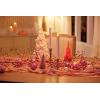 image:imageLuminara  Flameless LED Battery Operated Flickering Taper Candles  Cornflower Blue  Pack of 2 1 x 975 Realistic Moving Flame Wax UnscentedRose Tan