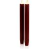 image:imageLuminara  Flameless LED Battery Operated Flickering Taper Candles  Cornflower Blue  Pack of 2 1 x 975 Realistic Moving Flame Wax UnscentedBurgundy Red