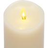 image:imageMatchless Candle Co by Luminara Moving Flame LED Candle Melted Edge Smooth Finish Real Wax Unscented Timer Remote Ready  Pearl Ivory 35 x 7535 x 75